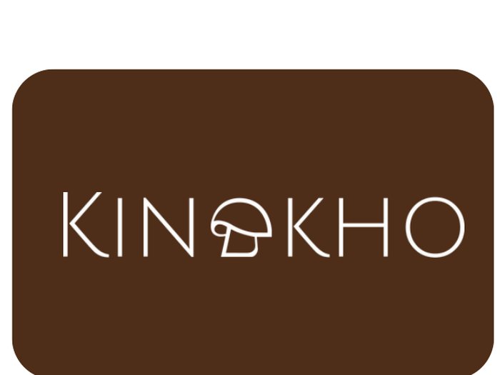 Logotype Kinokho, compléments bien-être, brun
