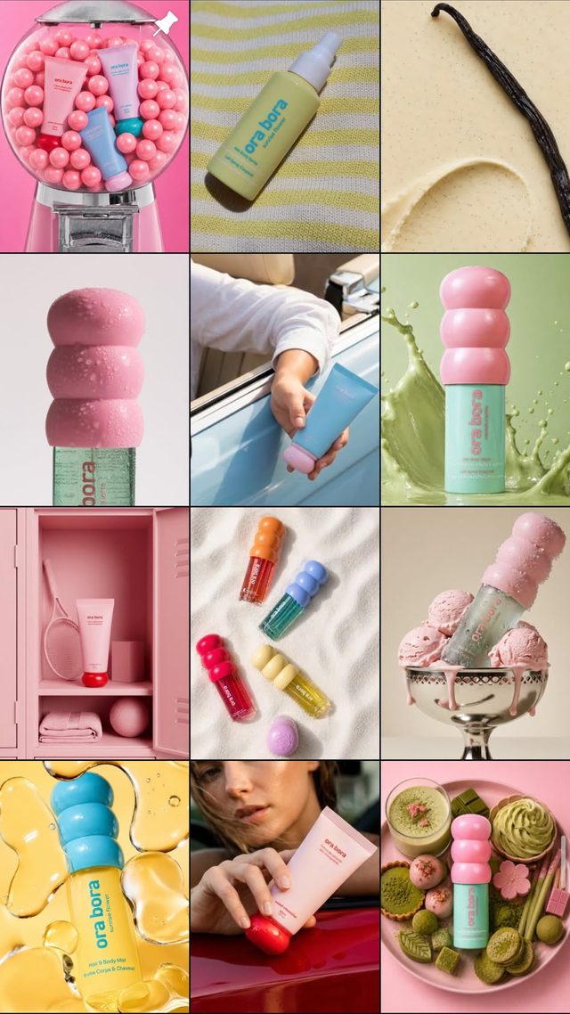 Feed Instagram Orabora, cosmétique, écran 2
