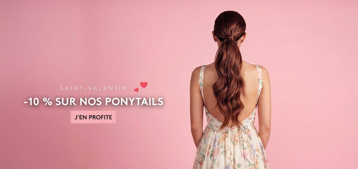 Slider promotionnel Royal Extensions, beauté et cheveux, visuel 2